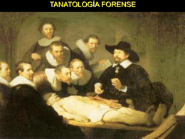 7. Tanatología forense