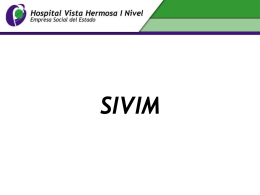 Flujo de información de notificaciones SIVIM