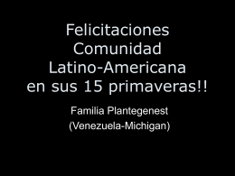 Felicitaciones Comunidad Latino