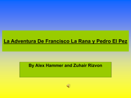 Francisco La Rana y Pedro El Pez