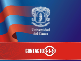 Diapositiva 1 - Universidad del Cauca