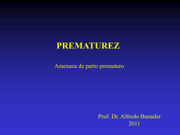 PREMATUREZ-AMENAZA DE PARTO PRETERMINO