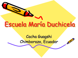 Escuela María Duchicela