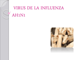 ¿Cómo se propaga el virus de la influenza AH1N1?
