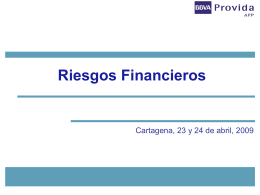 Joaquín Cortez - "Riesgos Financieros".