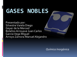 GASES NOBLES