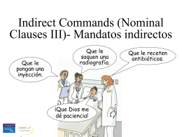 Indirect commands