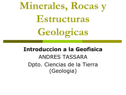 Minerales, Rocas y Estructuras Geologicas