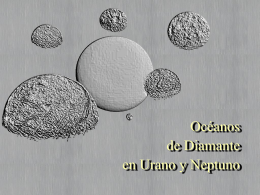 Océanos de diamante en Urano y Neptuno