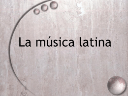 La música latina
