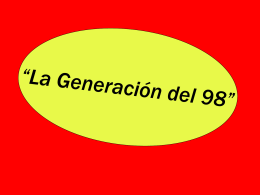 Generación del 98 - liceo classico "g. cesare m. valgimigli"
