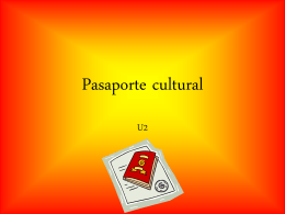 Pasaporte cultural