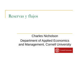 Reservas y flujos - Cornell University