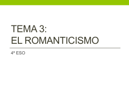 Romanticismo 4ESO