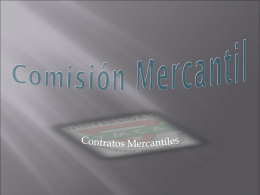 Contrato de Comisión mercantil