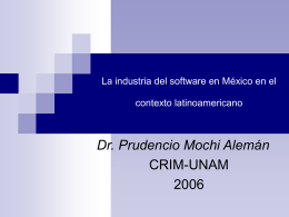 La industria del software en México