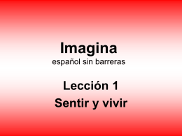 Imagina español sin barreras