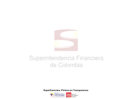Presentación - Superintendencia Financiera de Colombia
