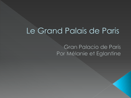 Le Grand Palais de Paris