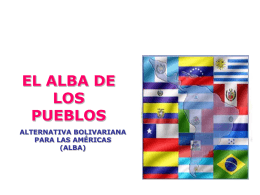 Alternativa Bolivariana para las Américas (ALBA)