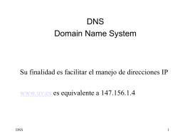 DNS - Departament d`Informàtica
