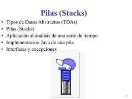 Pilas - Stacks