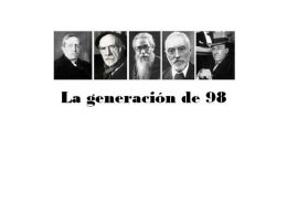 La generación de 98