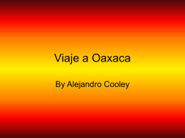 Viaje a Oaxaca