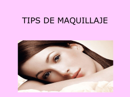 TIPS DE MAQUILLAJE