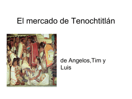 El mercado de Tenochtitlán