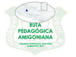 Almirante Bogota - Ruta Pedagogica Amigoniana