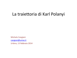 Karl Polanyi: una teoria del “sistema di mercato”