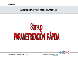 Guia de Parametrizacion de Variador Micromaster