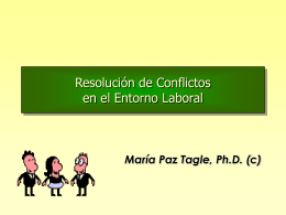 Resolución de Conflictos en el Entorno Laboral