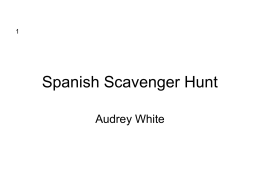 Spanish Scavenger Hunt - Srta-Marsh-Wiki