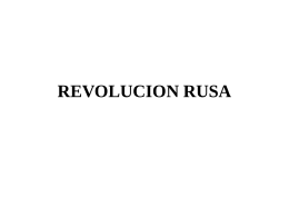 Unidad 7 - La Revolución Rusa - 1C-Bach