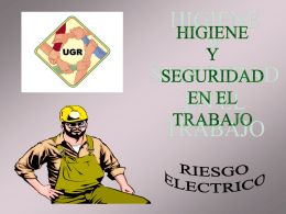 RIESGO ELECTRICO.pps