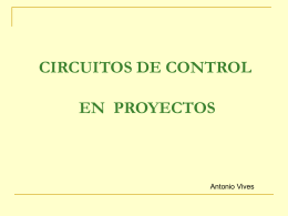 CIRCUITOS DE CONTROL EN PROYECTOS