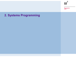 2. Systems Programming