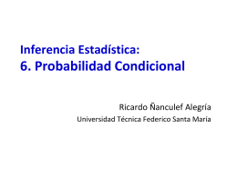 Probabilidad Condicional - Universidad Técnica Federico Santa María