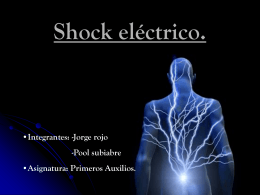 Shock eléctrico.
