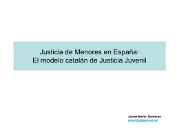 Justicia de menores en España