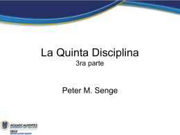 La Quinta Disciplina - Gobierno de Aguascalientes