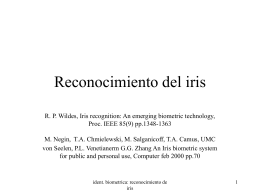 Reconocimiento del iris