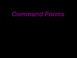 Command Powerpoint commandforms
