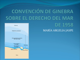 convención de ginebra sobre el derecho del mar