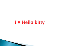 Hello kitty - Tic2Gloria