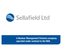 Nuclear Safety - Sellafield Ltd