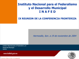 Federalismo Fiscal en Mexico