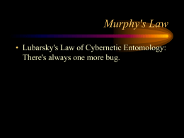 Murphy`s Law - Custom Software